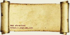 Jakov Prerad vizit kartica